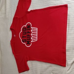 Boys size 18 XXL Stud Muffin T-Shirt NWOT
